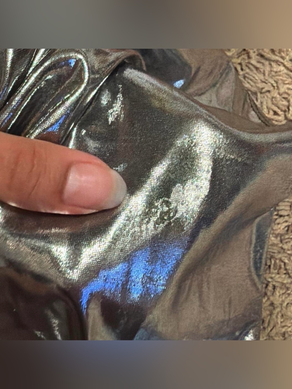 Silver Mini Bodycon Rave Dress! - Picture 6 of 6